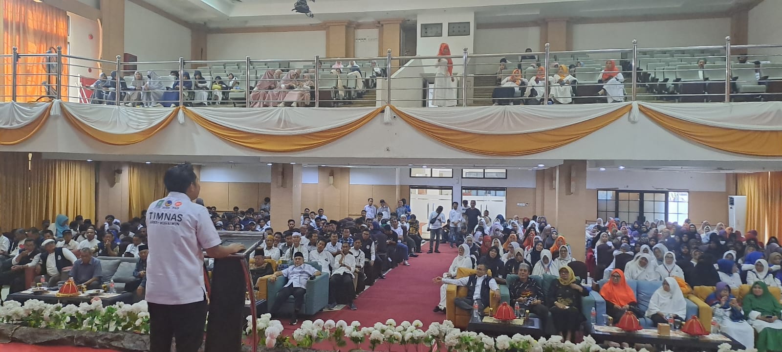 Milenial untuk Perubahan (MU-Perubahan) se-Sulawesi Selatan resmi dikukuhkan di Hotel Sultan Alauddin, Makassar, Minggu (24/12/2023).