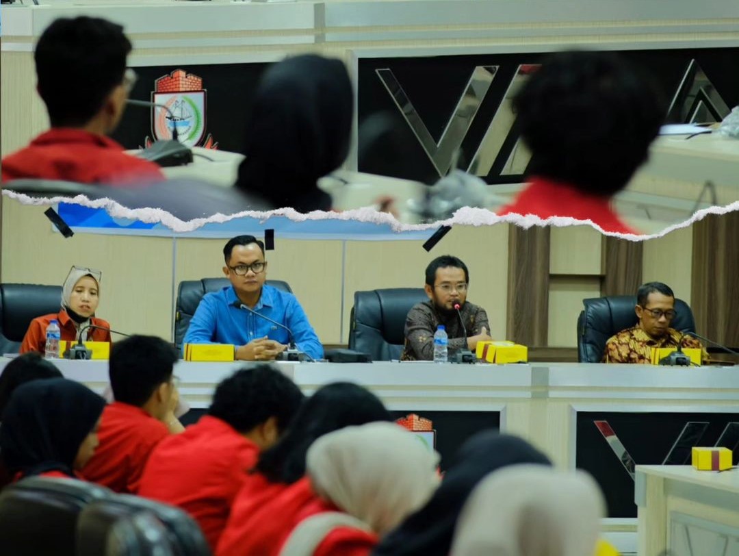 - Anggota DPRD Makassar Ray Suryadi Arsyad dan Andi Hadi Ibrahim Baso, menerima kunjungan dari mahasiswa Universitas Hasanuddin, Jum'at (7/6/2024).
