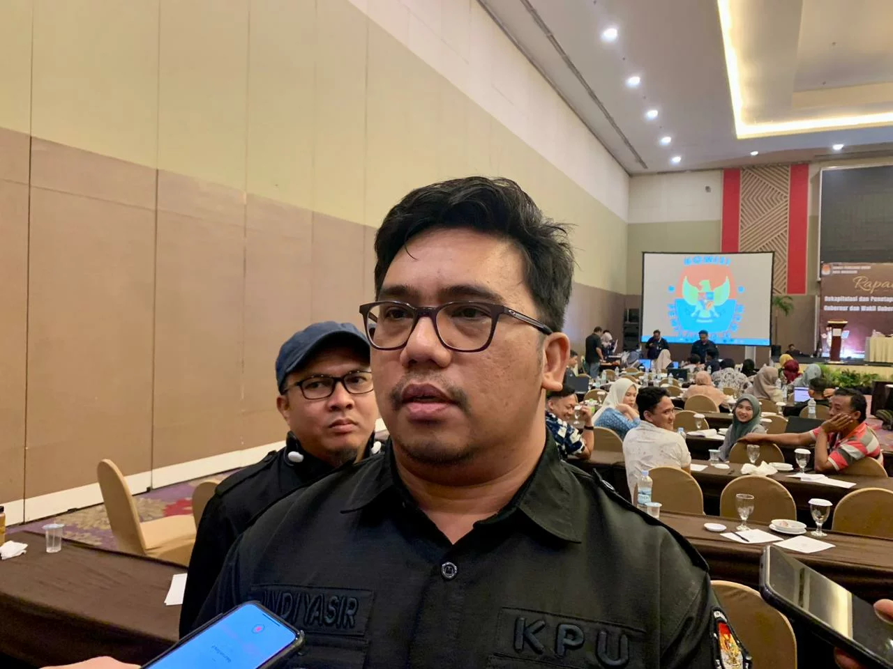 Ketua KPU Kota Makassar Andi Muh Yasir Arafat