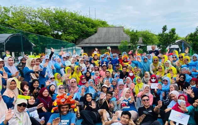 Para kader Yamali TB Sulsel saat mengikuti jambore di Kawasan Wisata Patai Bira, Kab. Bulukumba, Jumat-Minggu, 6-8 Desember 2024.