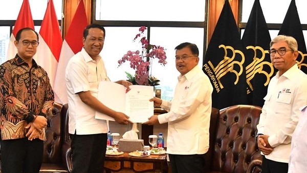 Kementerian Hukum mengesahkan kepengurusan Palang Merah Indonesia (PMI) periode 2024-2029 yang dipimpin Jusuf Kalla (JK).