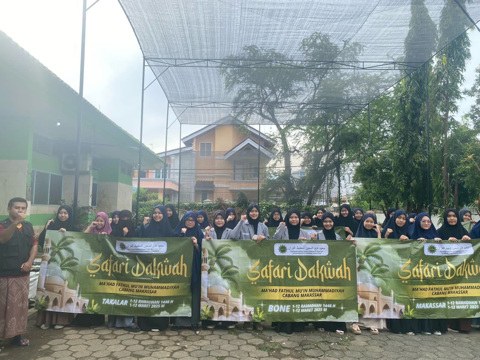 Sebanyak 40 santri putra dan 50 santri putri Ma'had Fathul Muin Muhammadiyah Makassar menggelar kegiatan safari ramadan 1446 H.