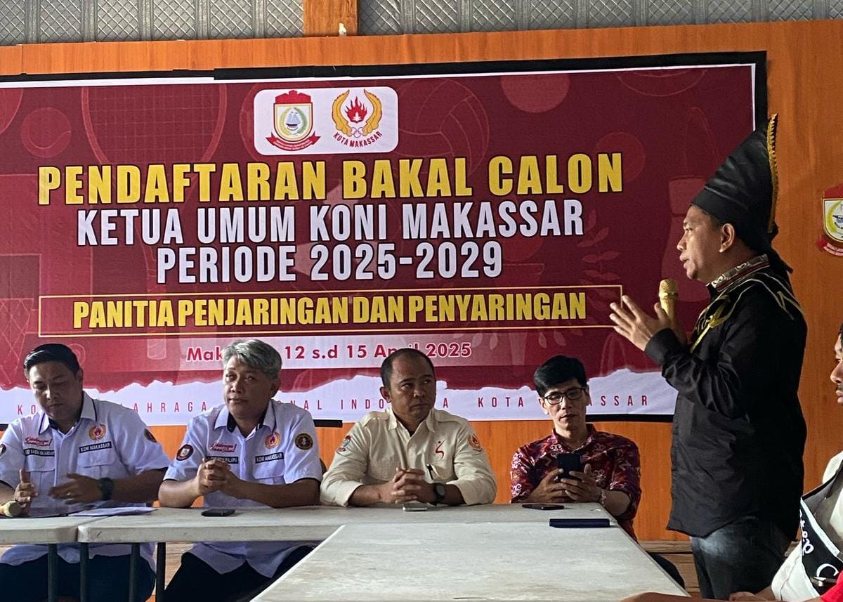 Ismail kembalikan formulir pendaftaran pada Rabu (16/4/2025) siang.