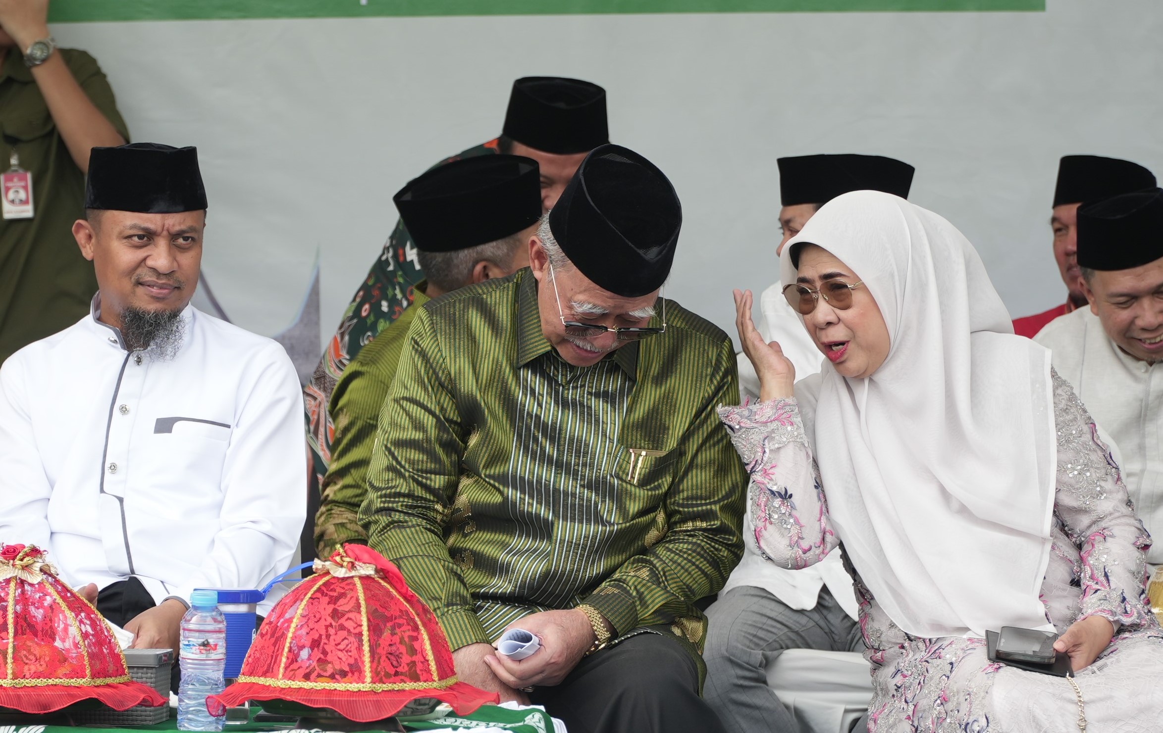 Anggota DPR RI Dapil Sulsel Fraksi PAN Hj. Andi Yuliani Paris turut hadir kegiatan syawalan Muhammadiyah Sulsel di halaman Gedung Dakwah Muhammadiyah Tamalanrea, Makassar, Minggu (6/4/2025).