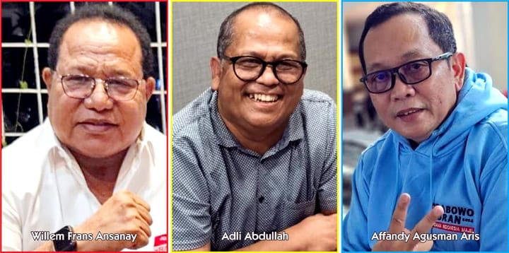 terdapat tiga nama bakal calon Ketua Umum dari internal BaraJP yang akan bersaing dalam forum KLB mendatang.