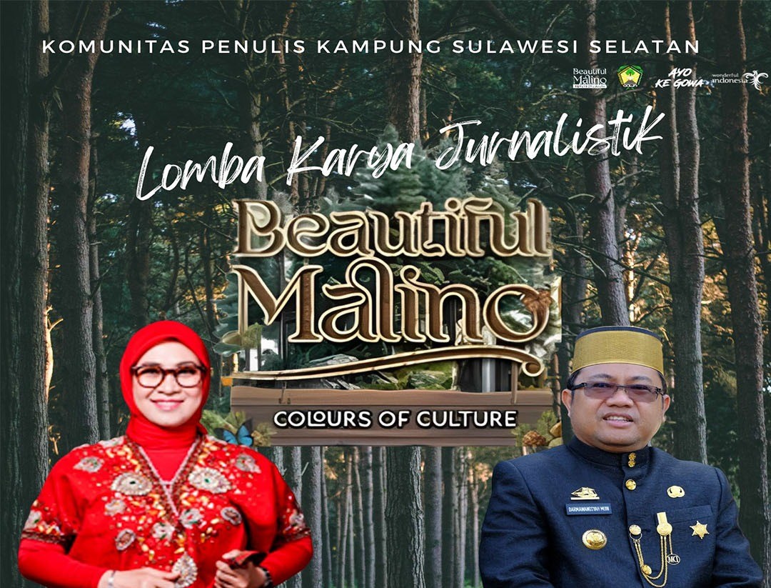 Flayer Lomba Tulis, Foto, dan Video Beautiful Malino 2025.